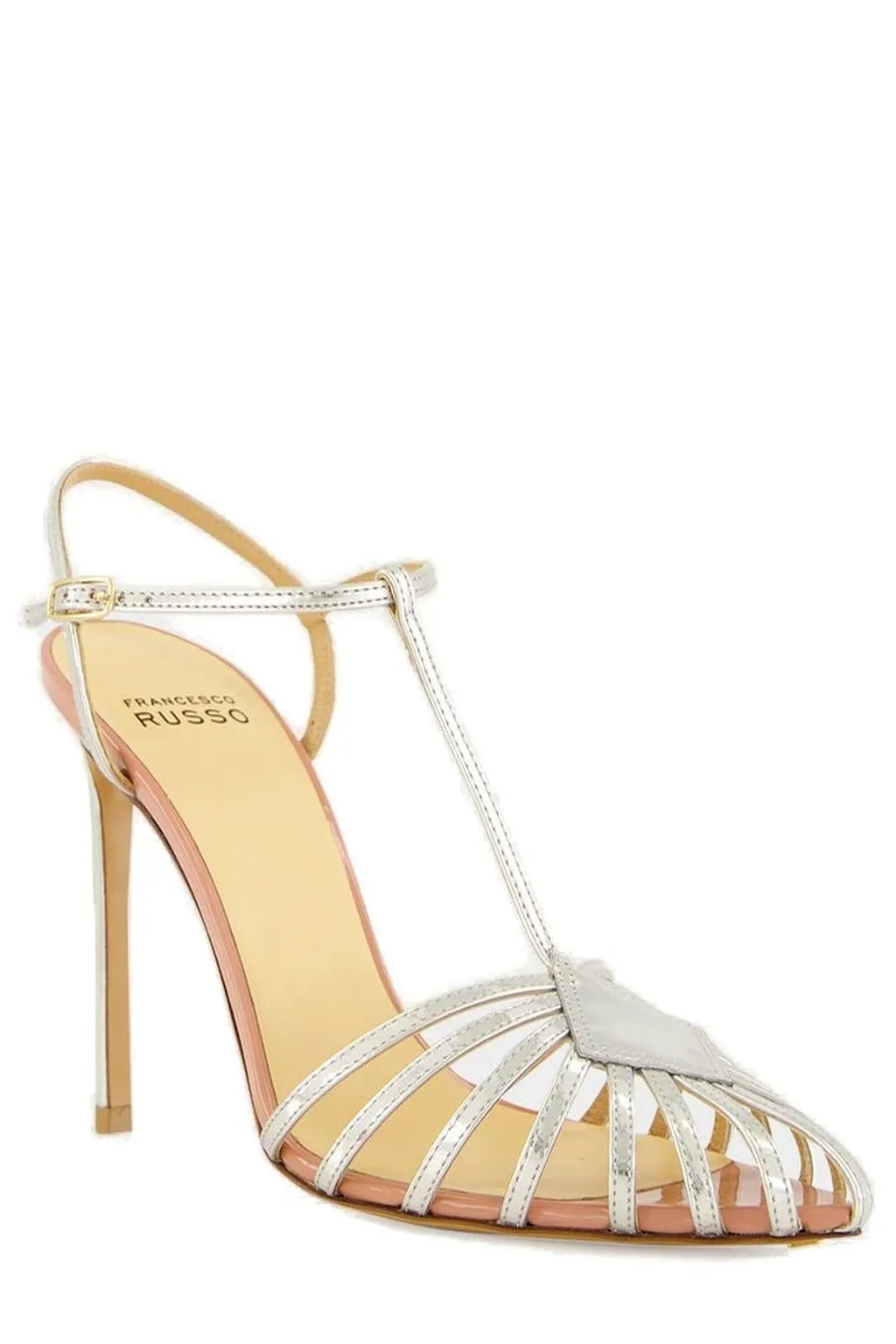 Francesco Russo Strapped Buckled Heel Sandals