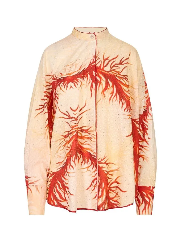 Coral-Like Printed Shirt