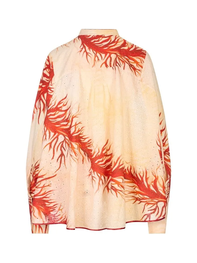 Coral-Like Printed Shirt