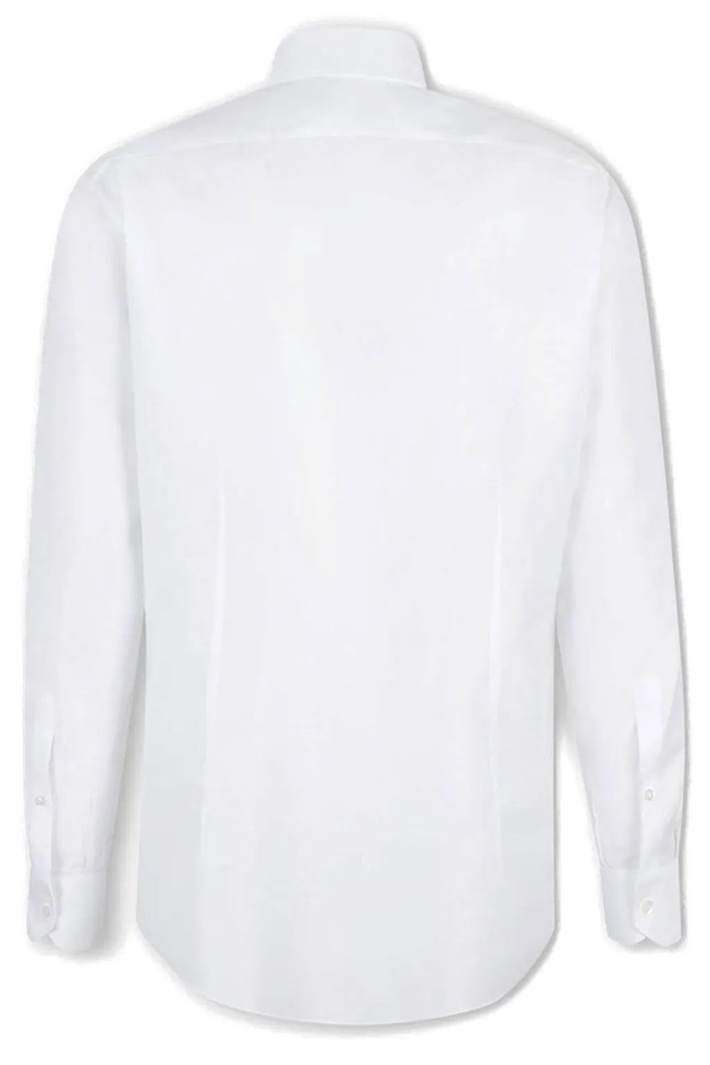 Fray Button-Up Long-Sleeved Shirt