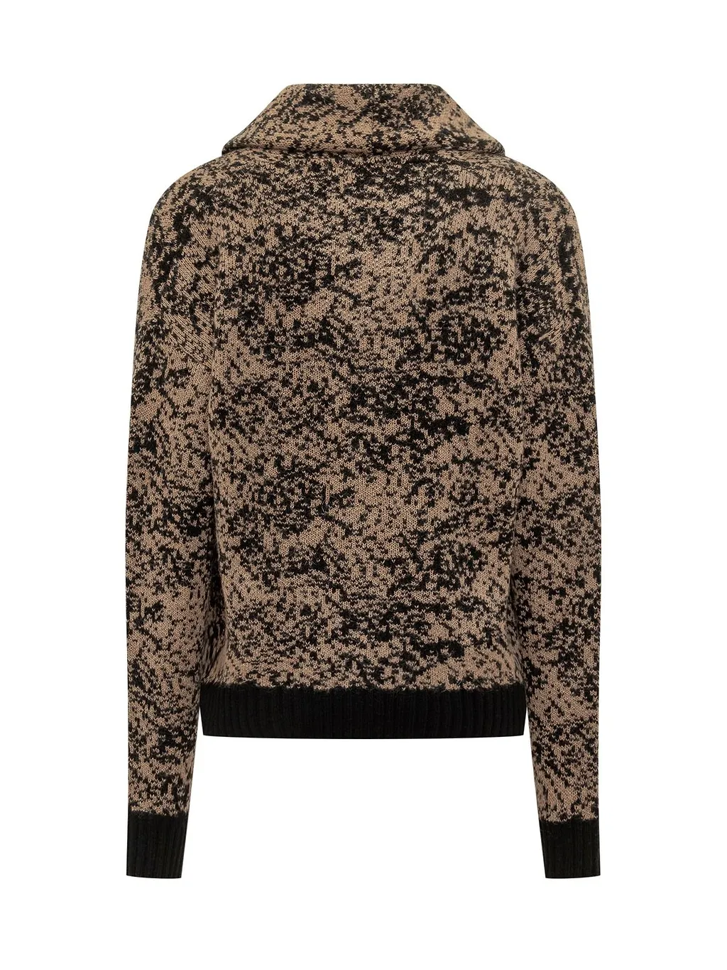 Gabriele Pasini Textured Shawl Collar Cardigan