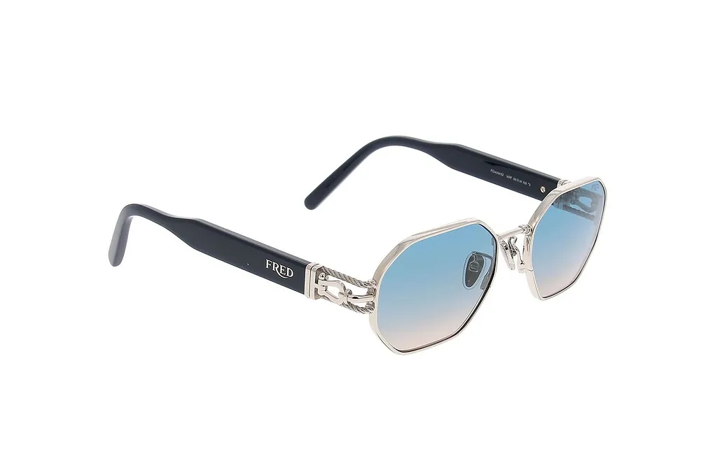 Fred Geometric Frame Sunglasses