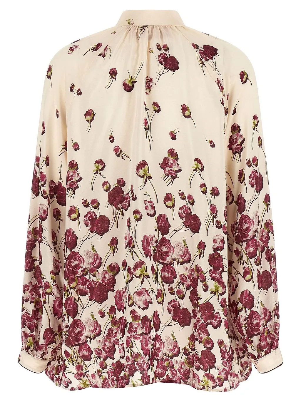 LavalliÈRe Floral Blouse