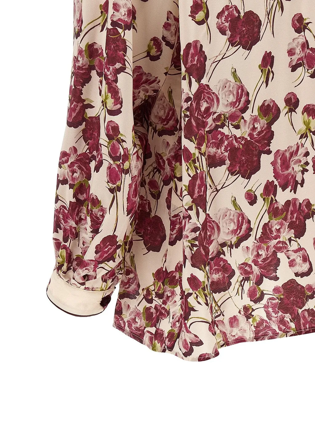 LavalliÈRe Floral Blouse