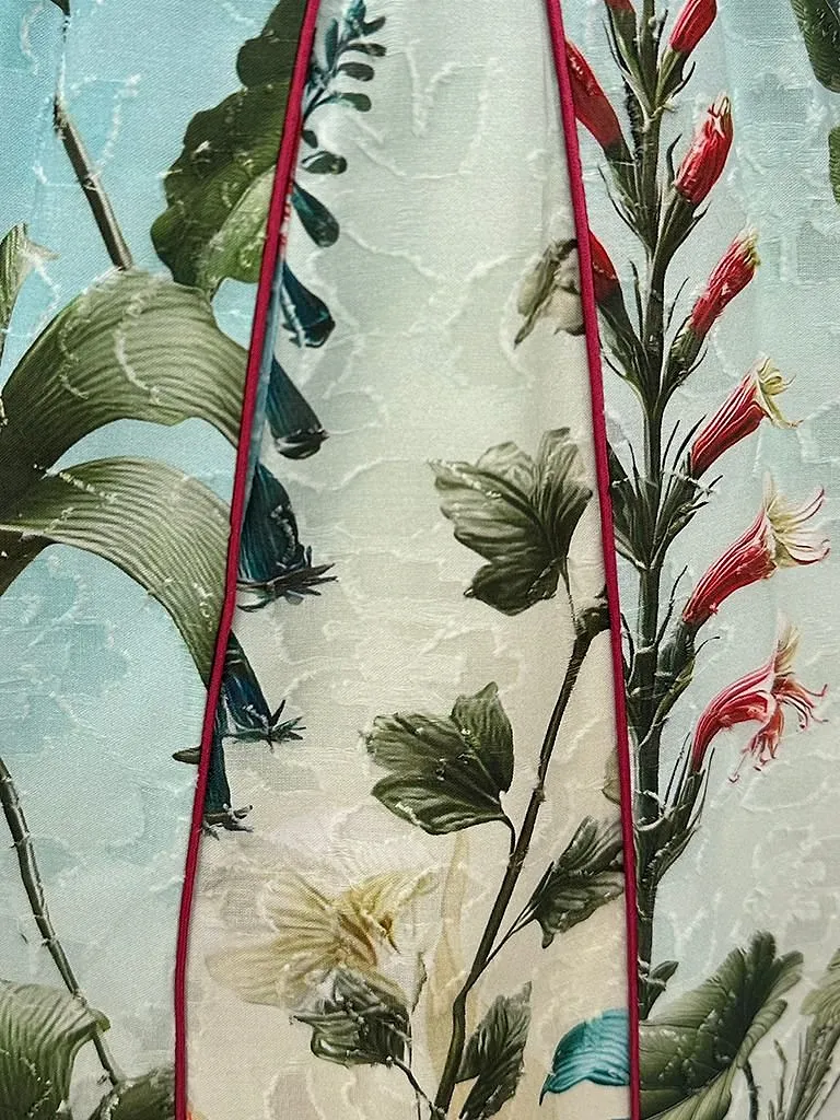 Pattern-Printed Pajama Pants