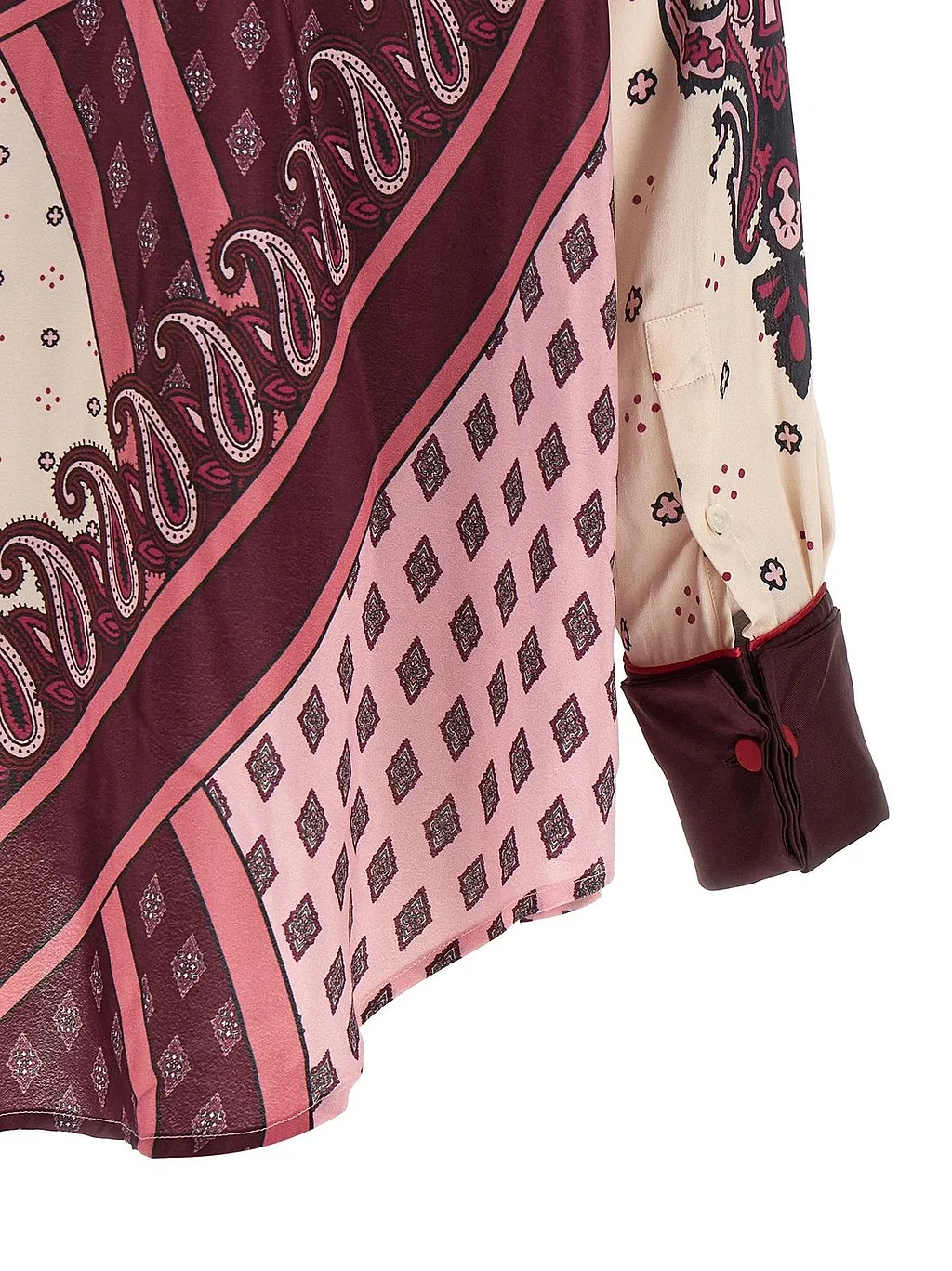 Patchwork Piping Top
