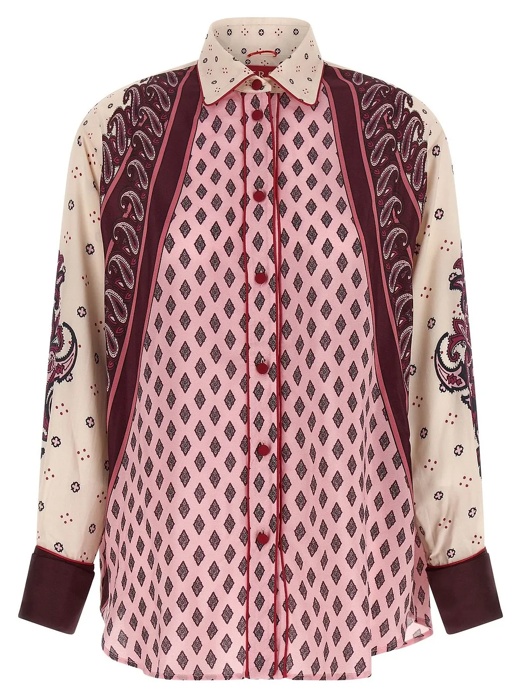 Patchwork Piping Top