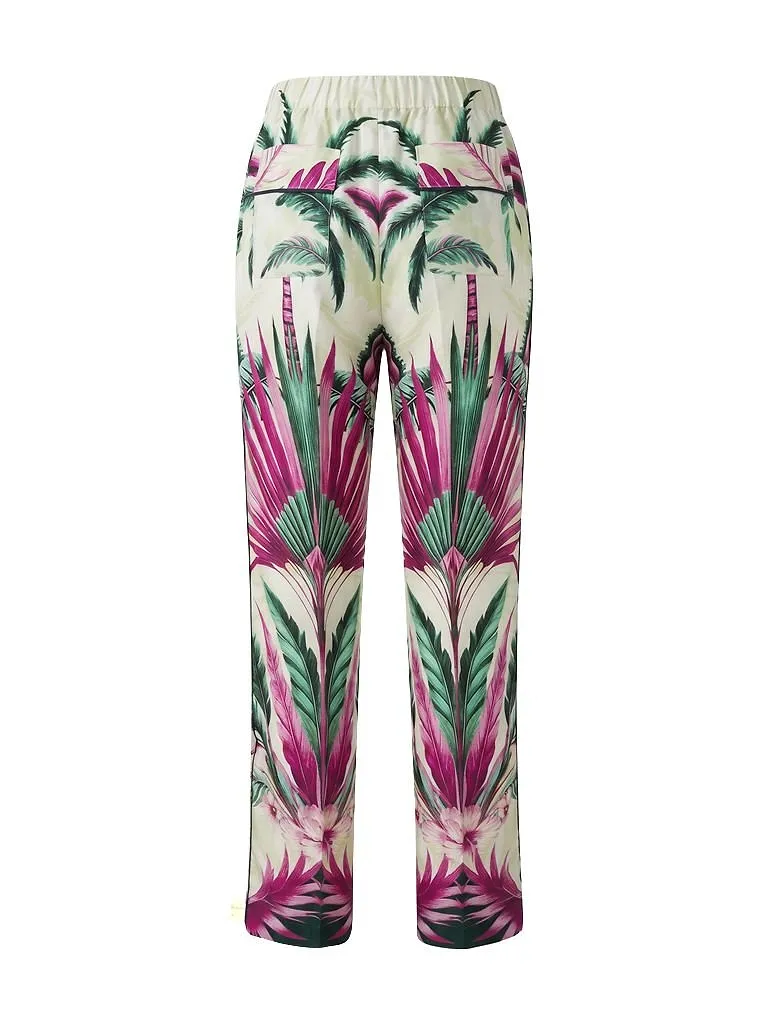 Pattern-Printed Trousers