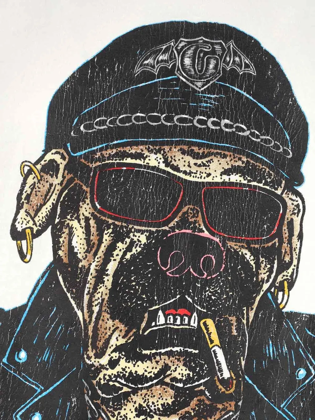 Gallery Dept. Oct Biker Dog T-Shirt