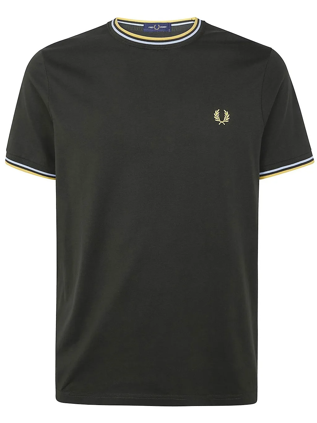 Fred Perry Logo Embroidered Striped T-Shirt