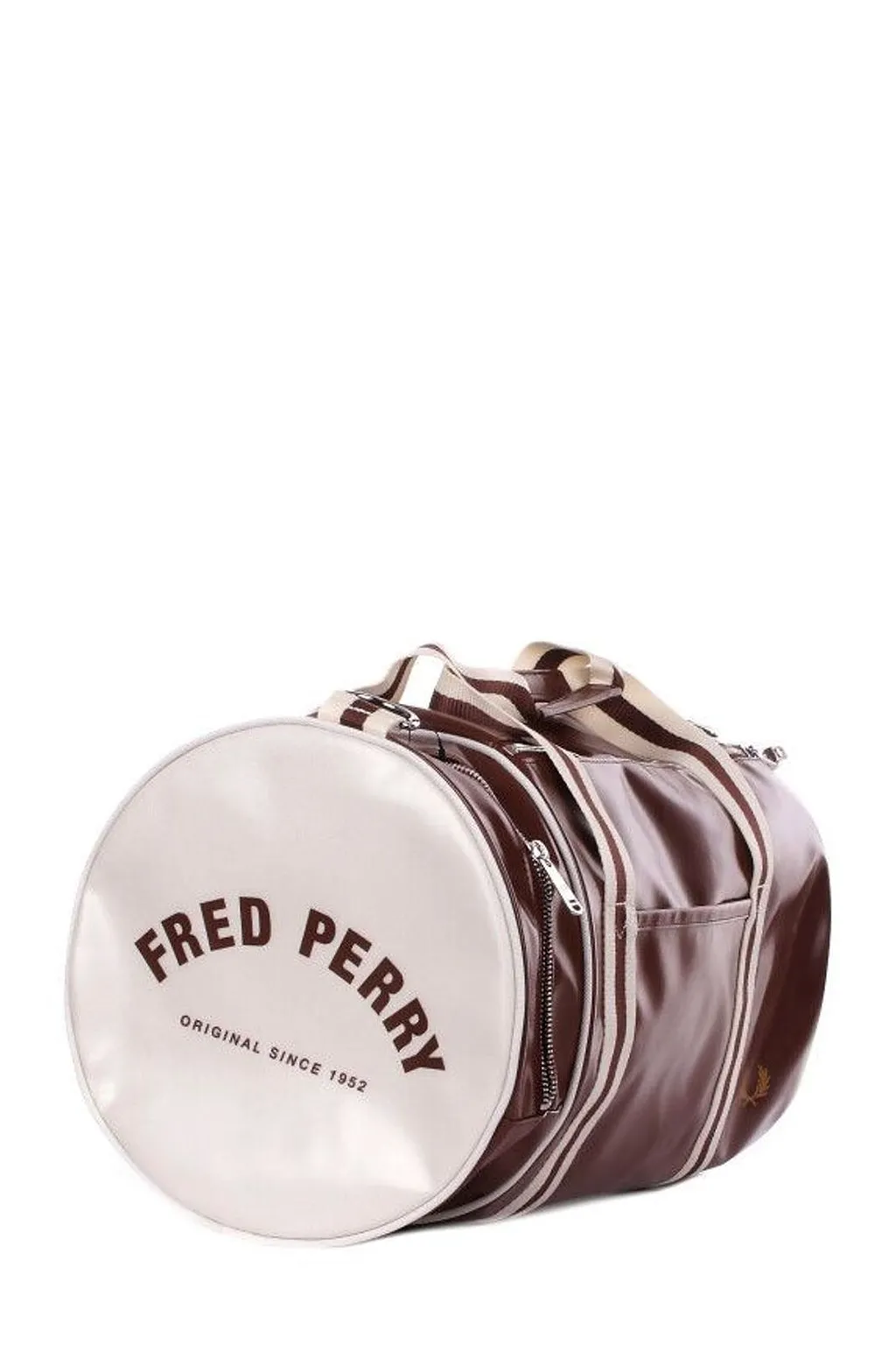 Fred Perry Logo-Printed Zipped Holdall Bag