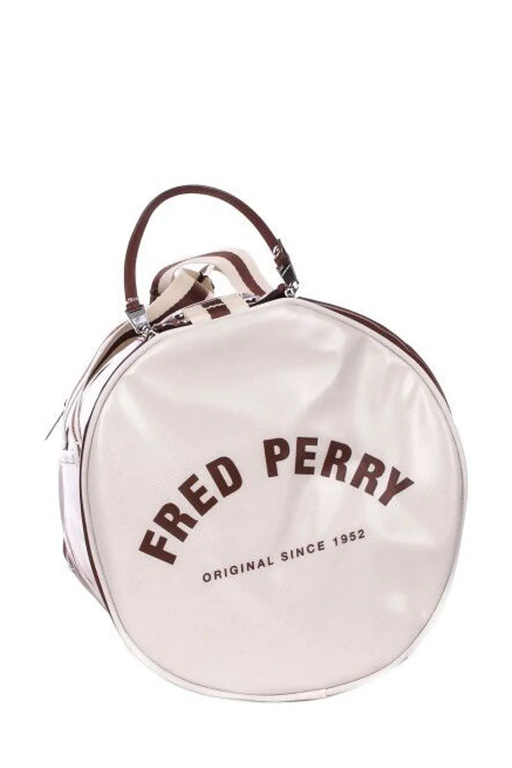 Fred Perry Logo-Printed Zipped Holdall Bag