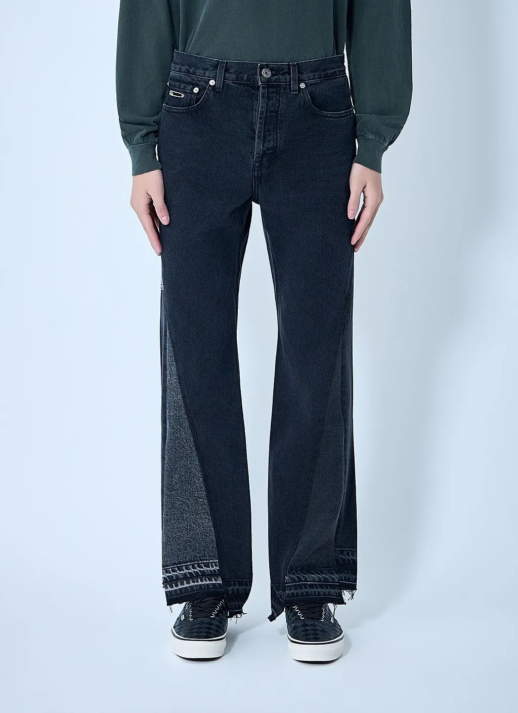 Gallery Dept. Twisted Wide-Leg Jeans