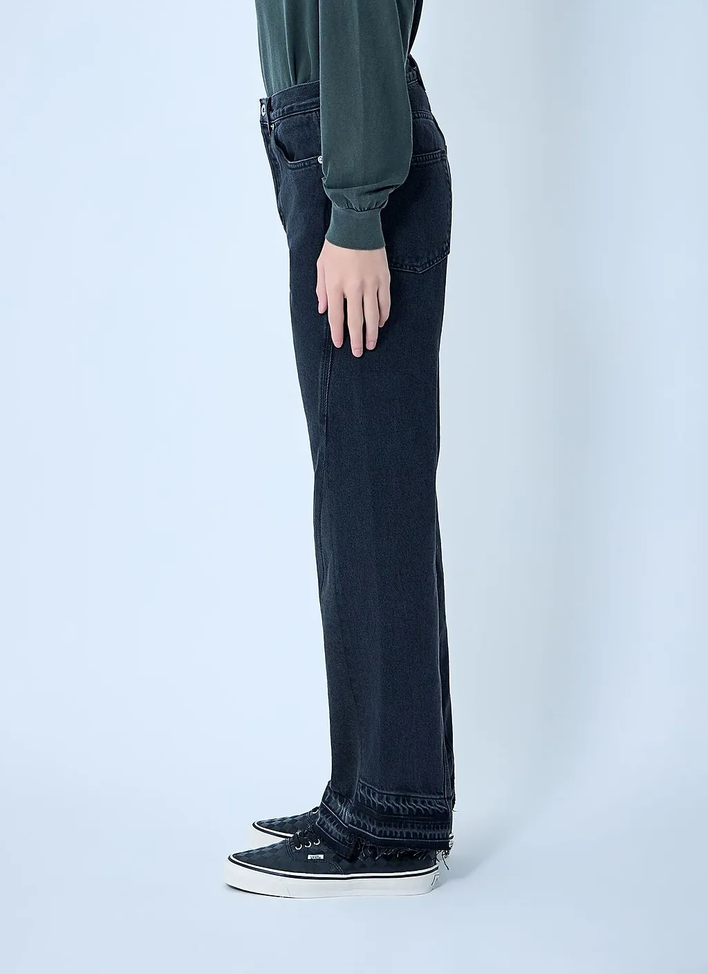 Gallery Dept. Twisted Wide-Leg Jeans