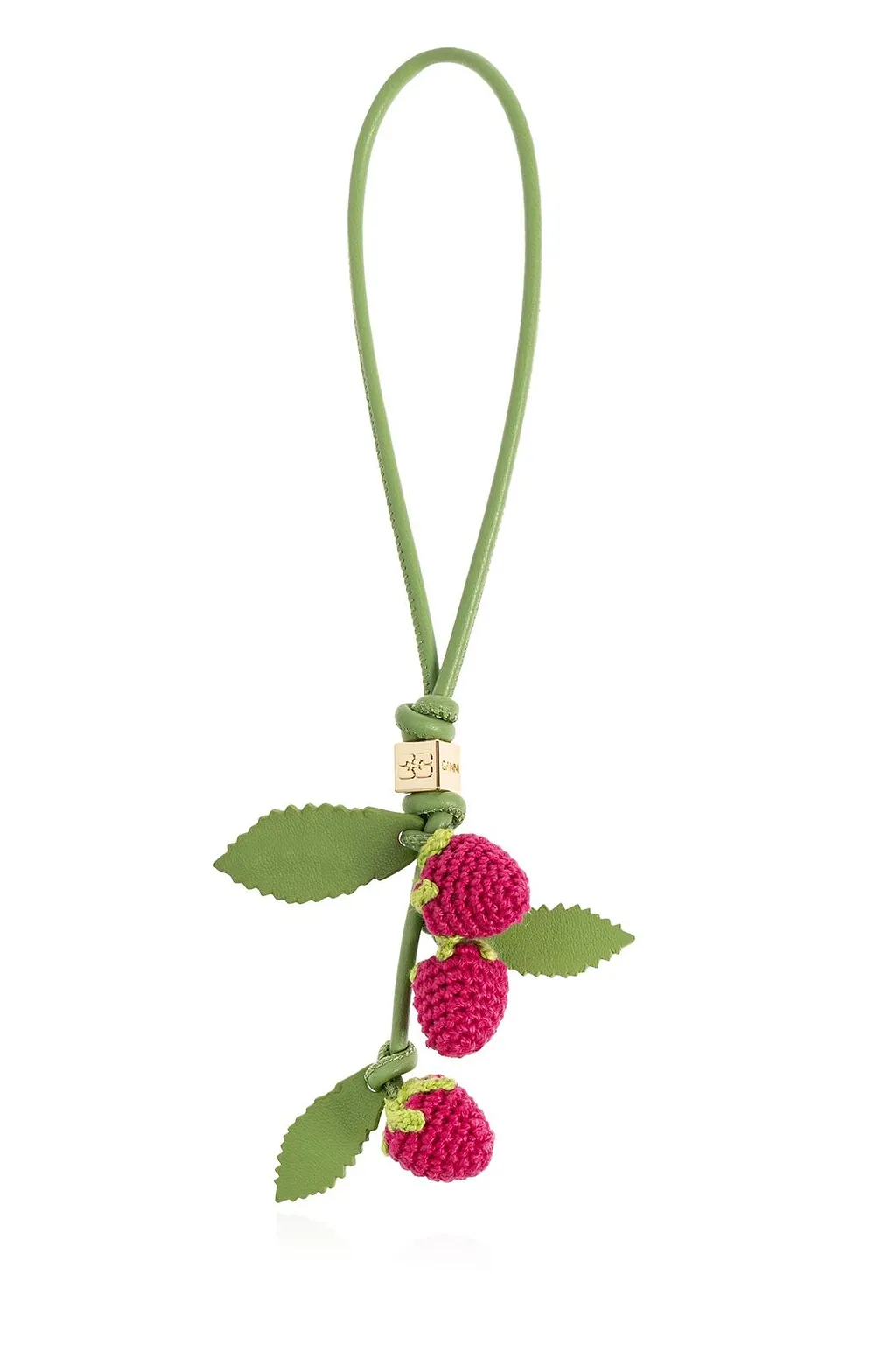 Ganni Raspberry Bag Charm