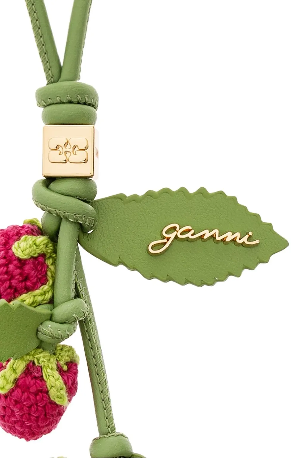 Ganni Raspberry Bag Charm