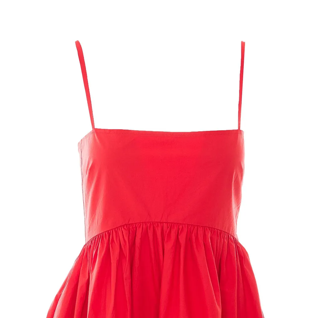 Ganni Ruffled Mini Dress