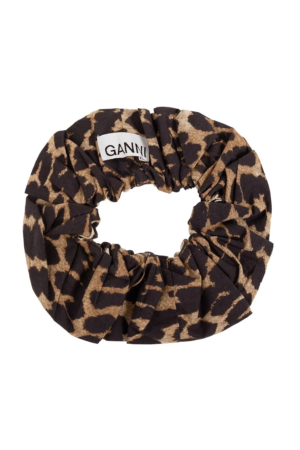 Ganni Animal Print Scrunchie