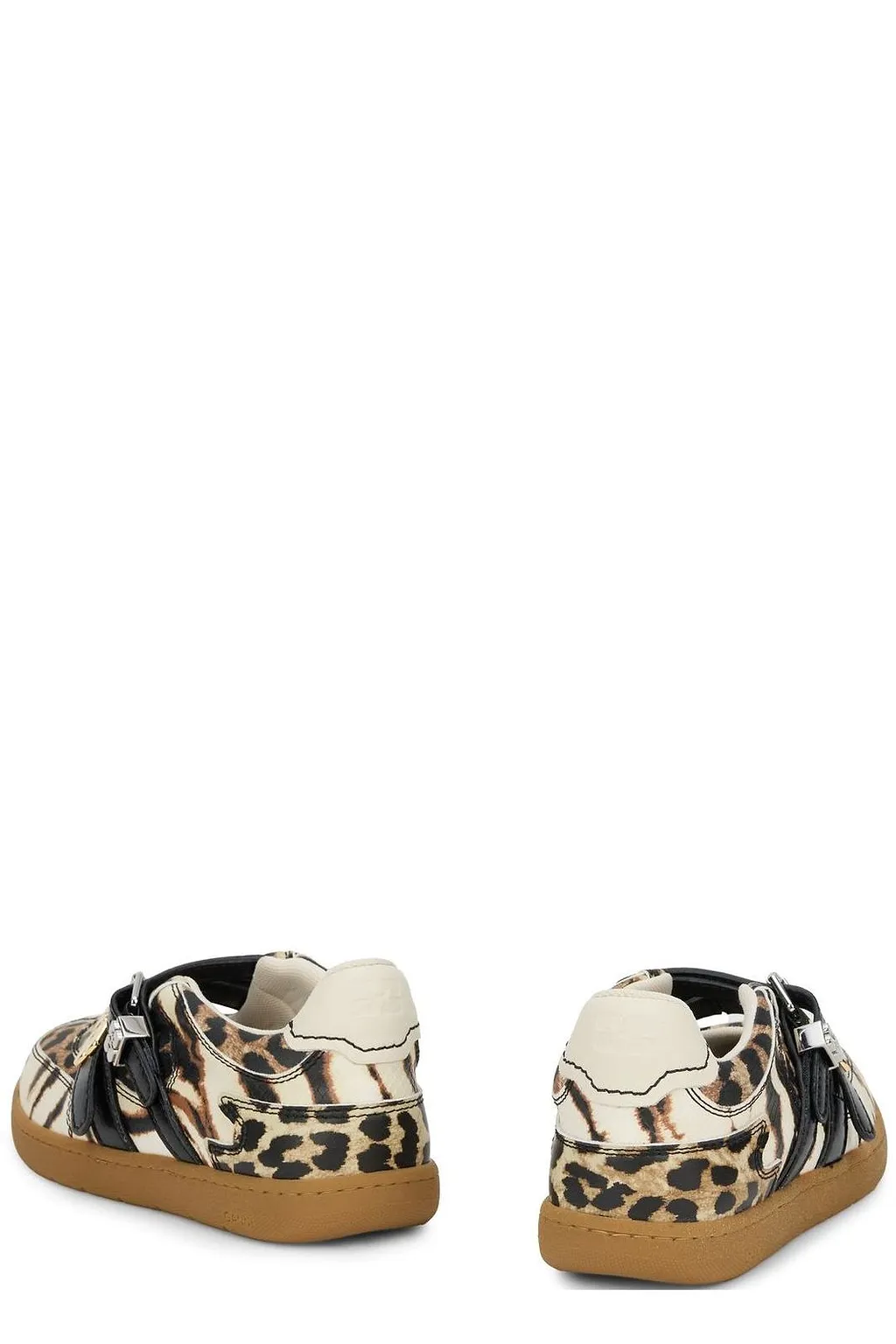 Ganni Sporty Buckle Ballet Flats