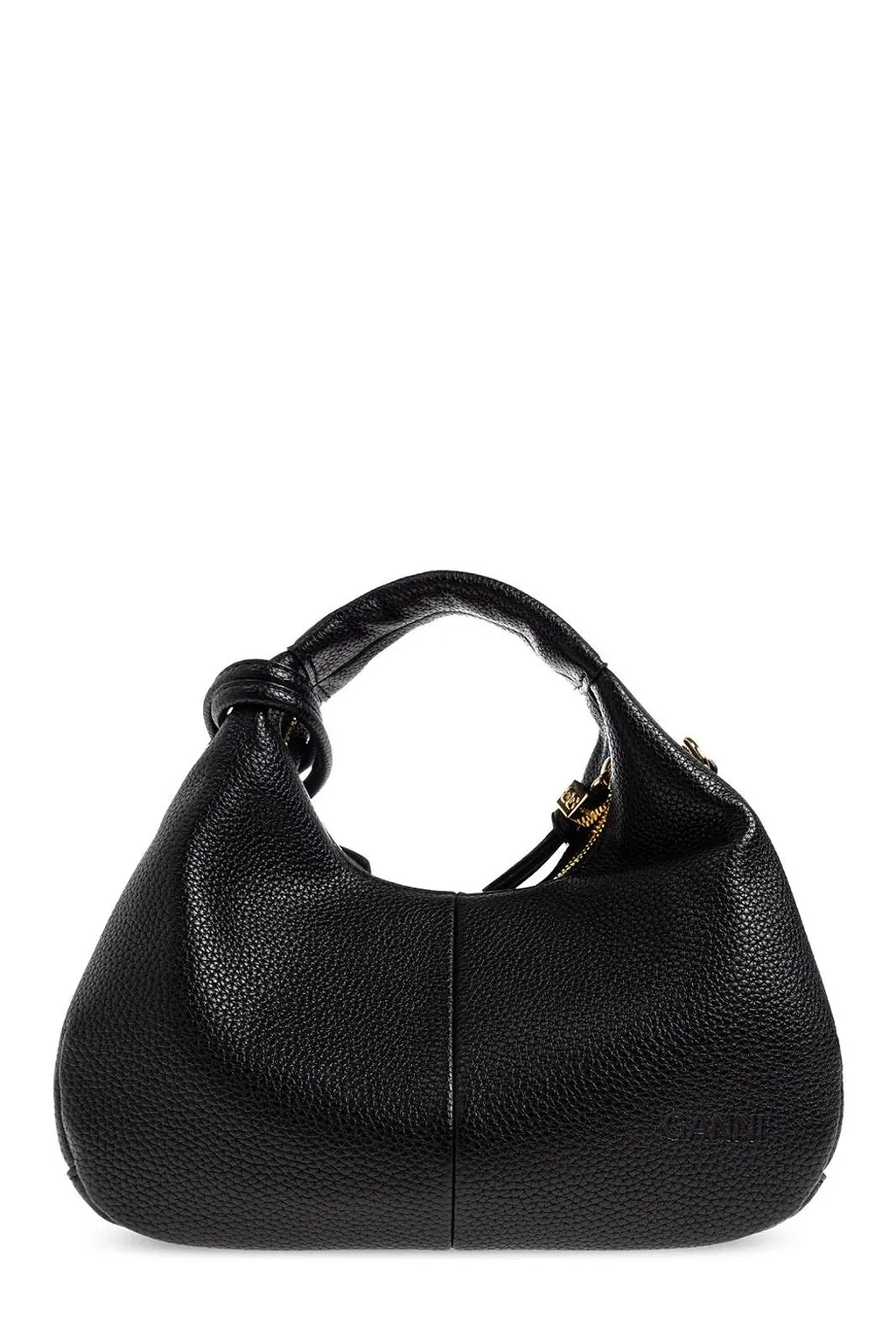 Ganni Butterfly Logo Mini Hobo Bag