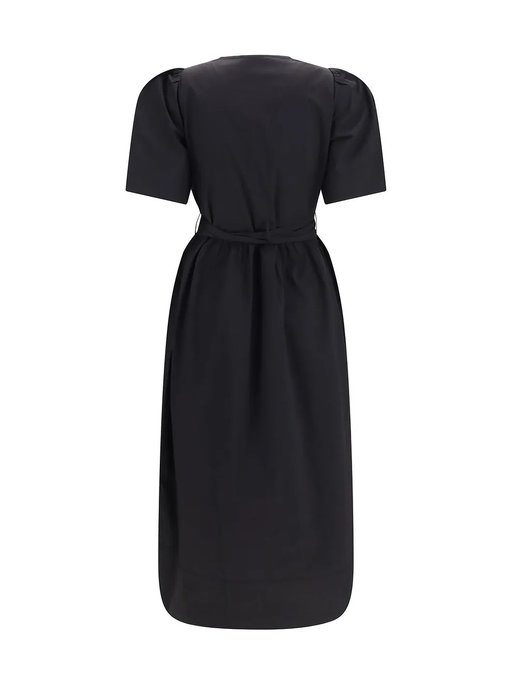 Ganni Stretch Tie Strap Midi Dress