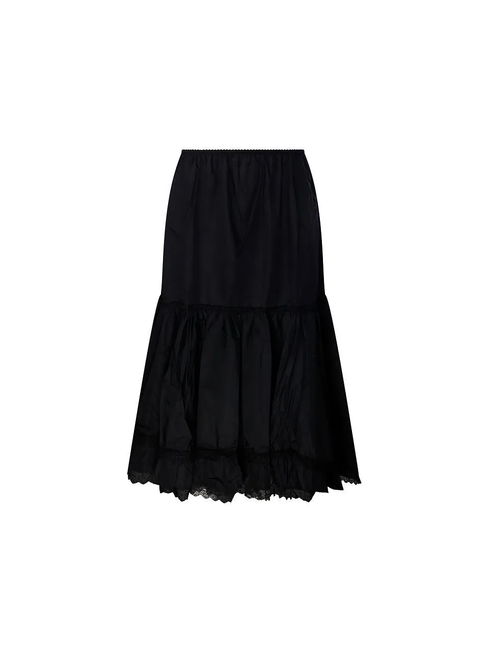 Ganni Tiered Flyweight Skirt
