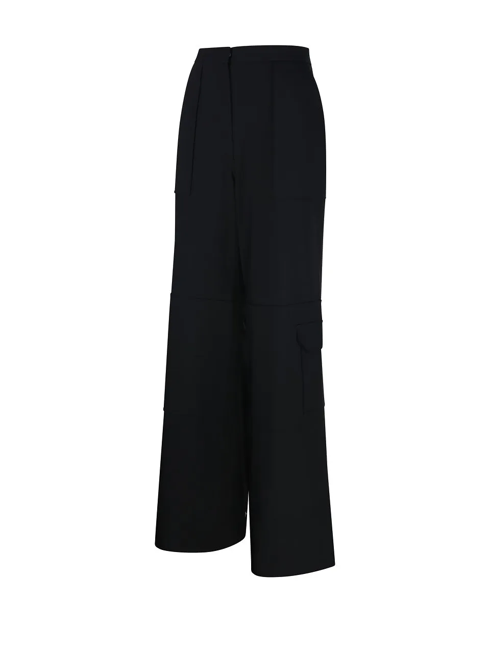 Ganni Twill Suiting Cargo Trousers