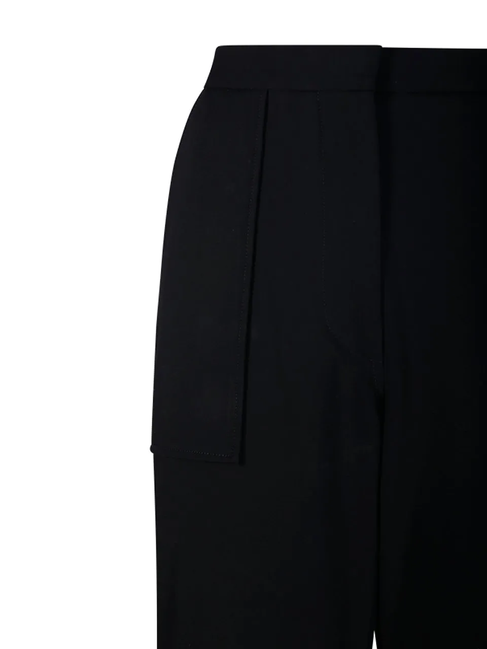 Ganni Twill Suiting Cargo Trousers