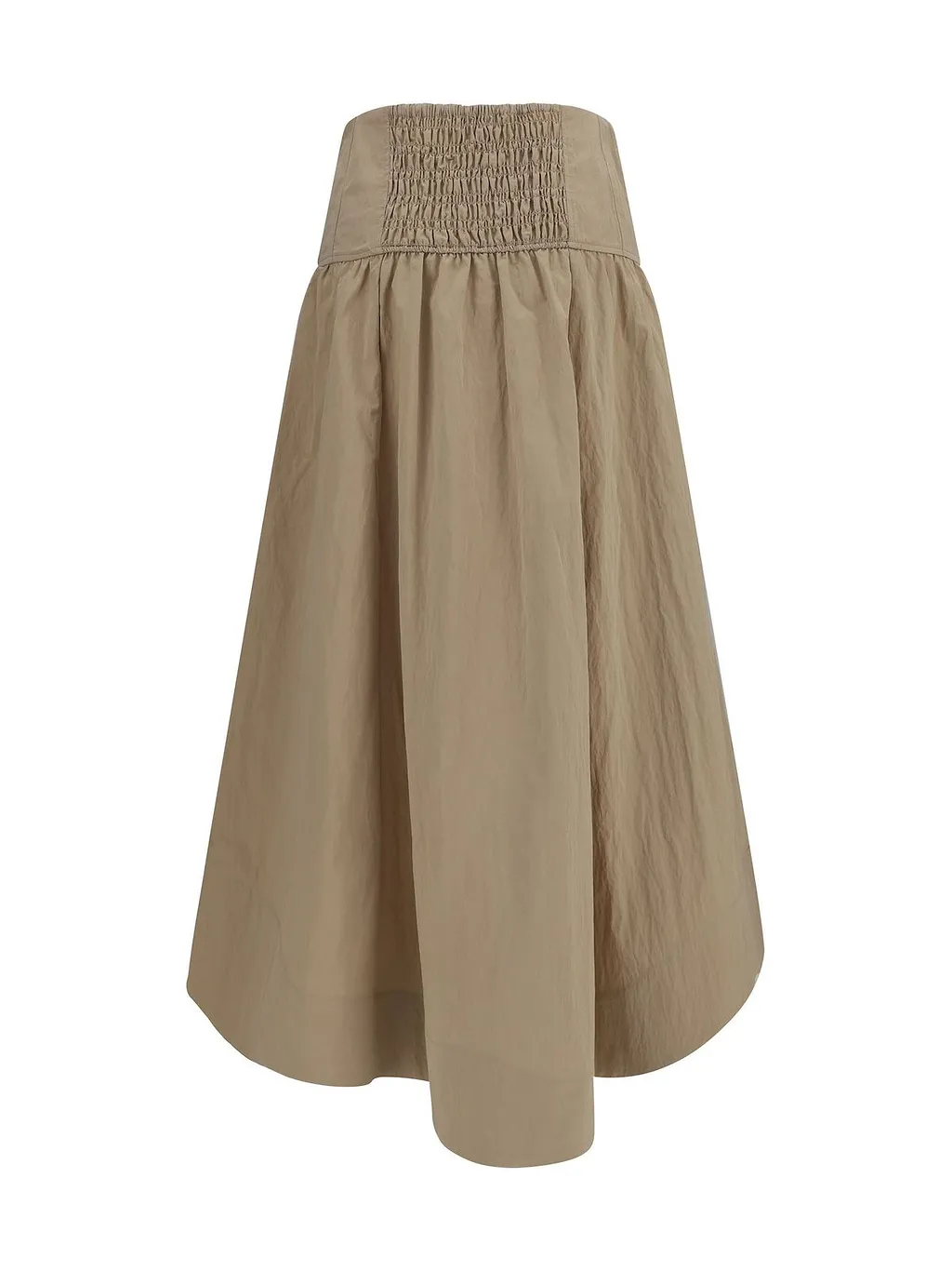 Ganni Washed Midi Corset Skirt