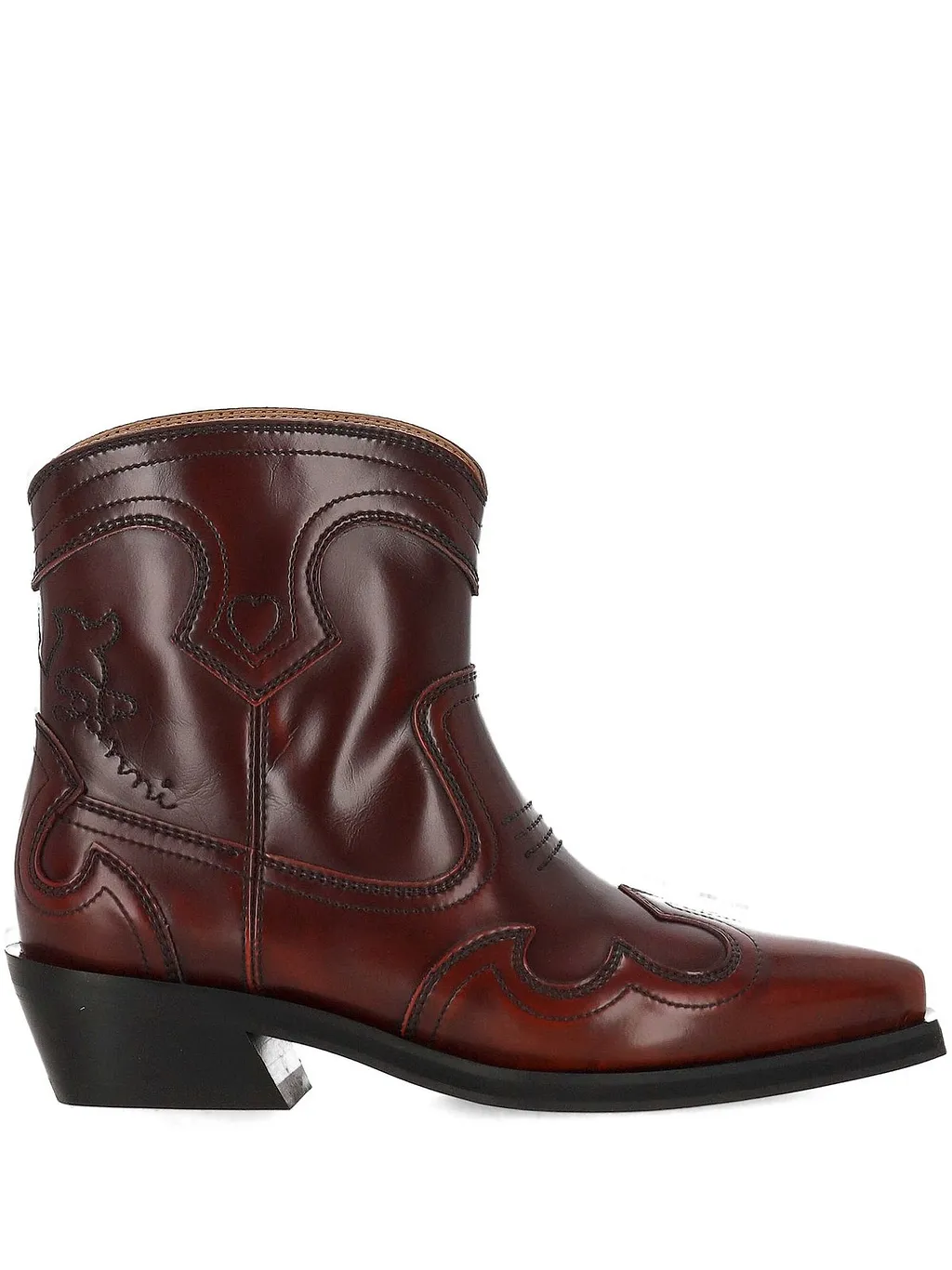 Ganni Western Ankle Boots