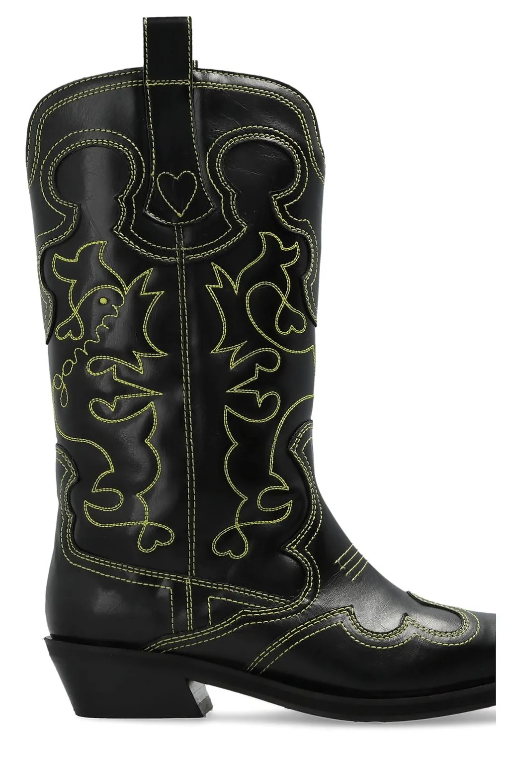 Ganni Western Stitching Boots
