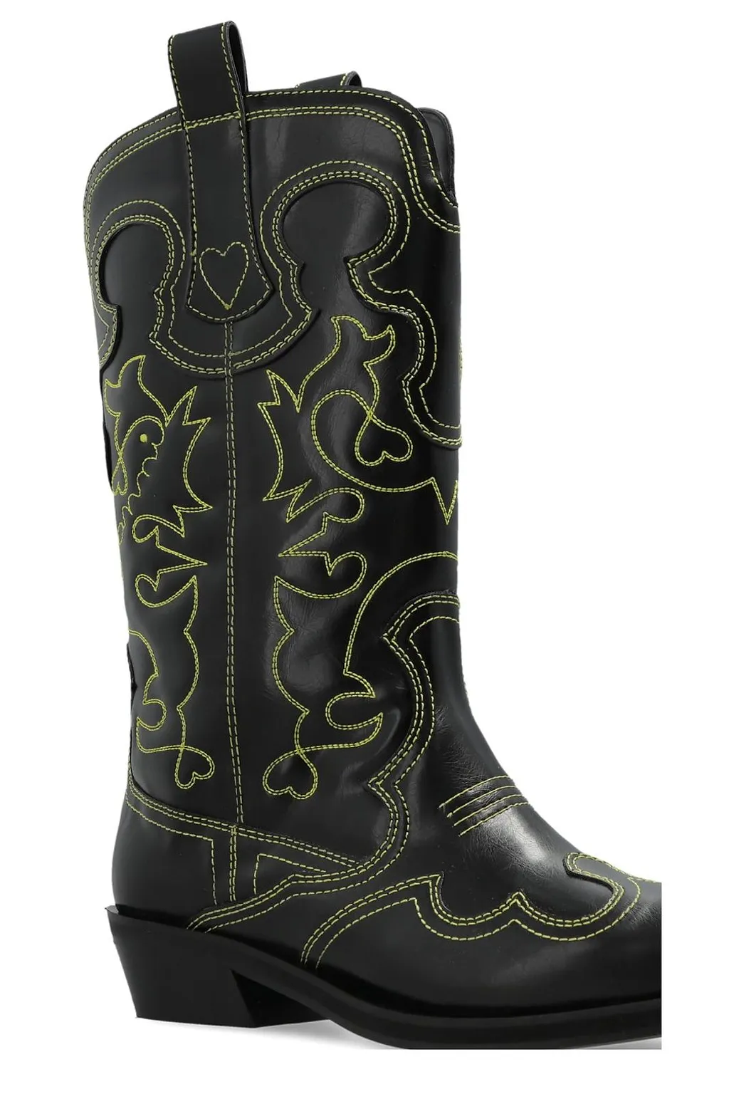 Ganni Western Stitching Boots