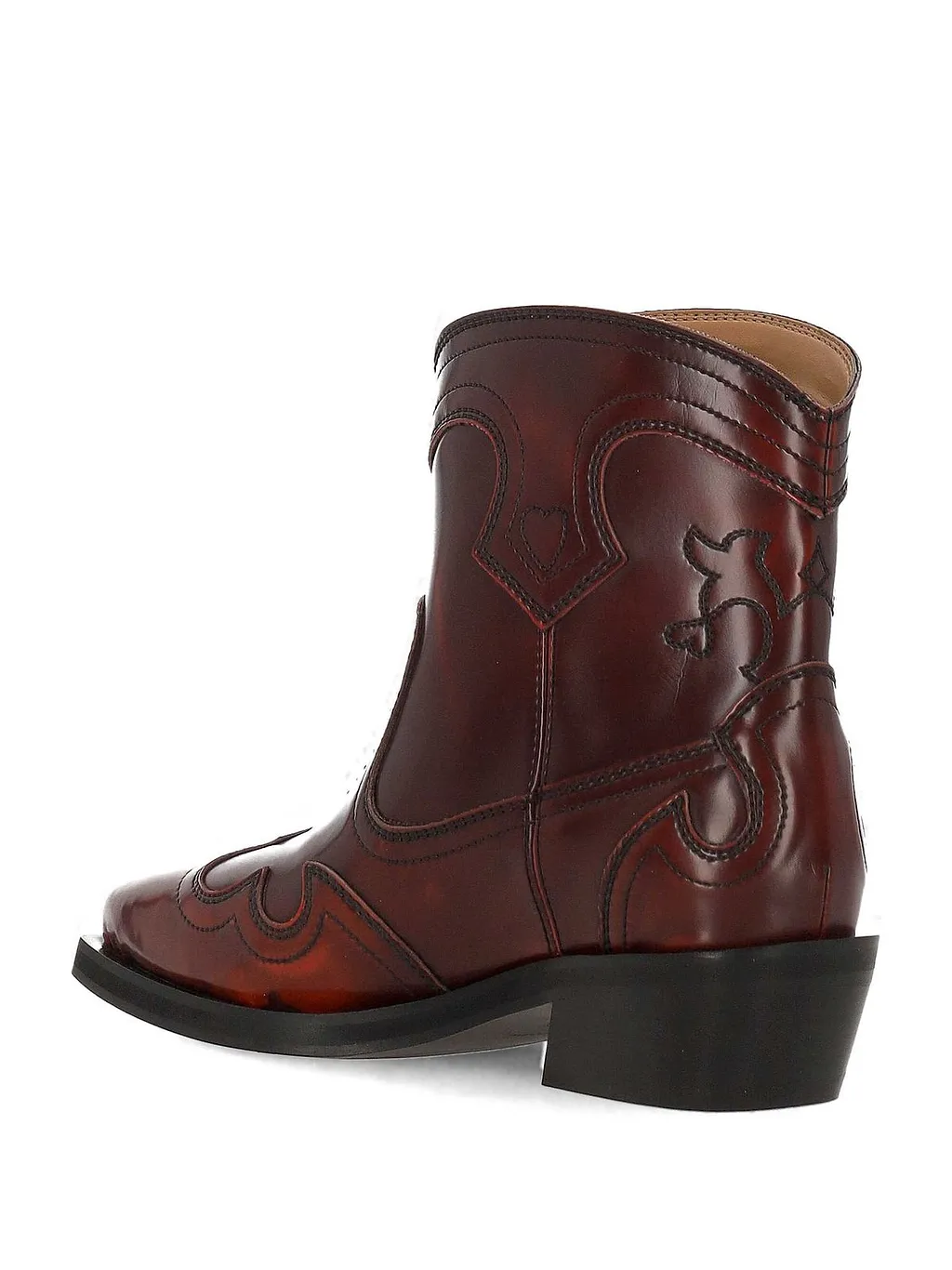 Ganni Western Ankle Boots