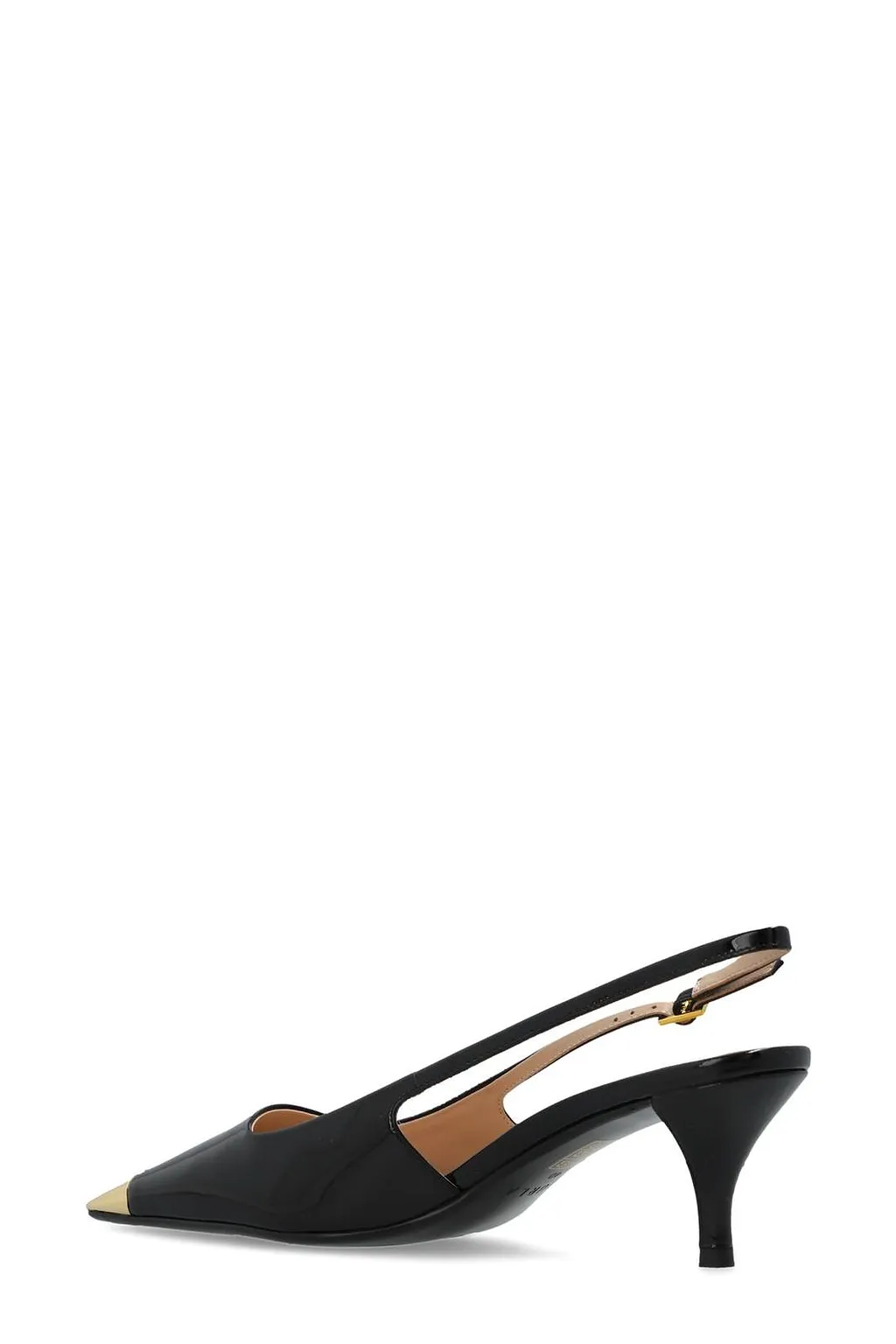 Furla Metal Cap Slingback Heeled Pumps