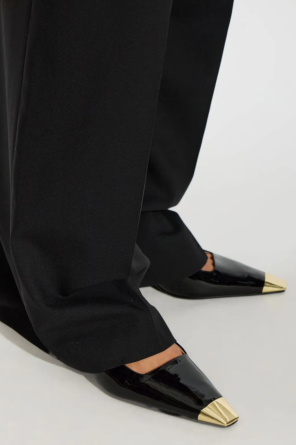 Furla Metal Cap Slingback Heeled Pumps