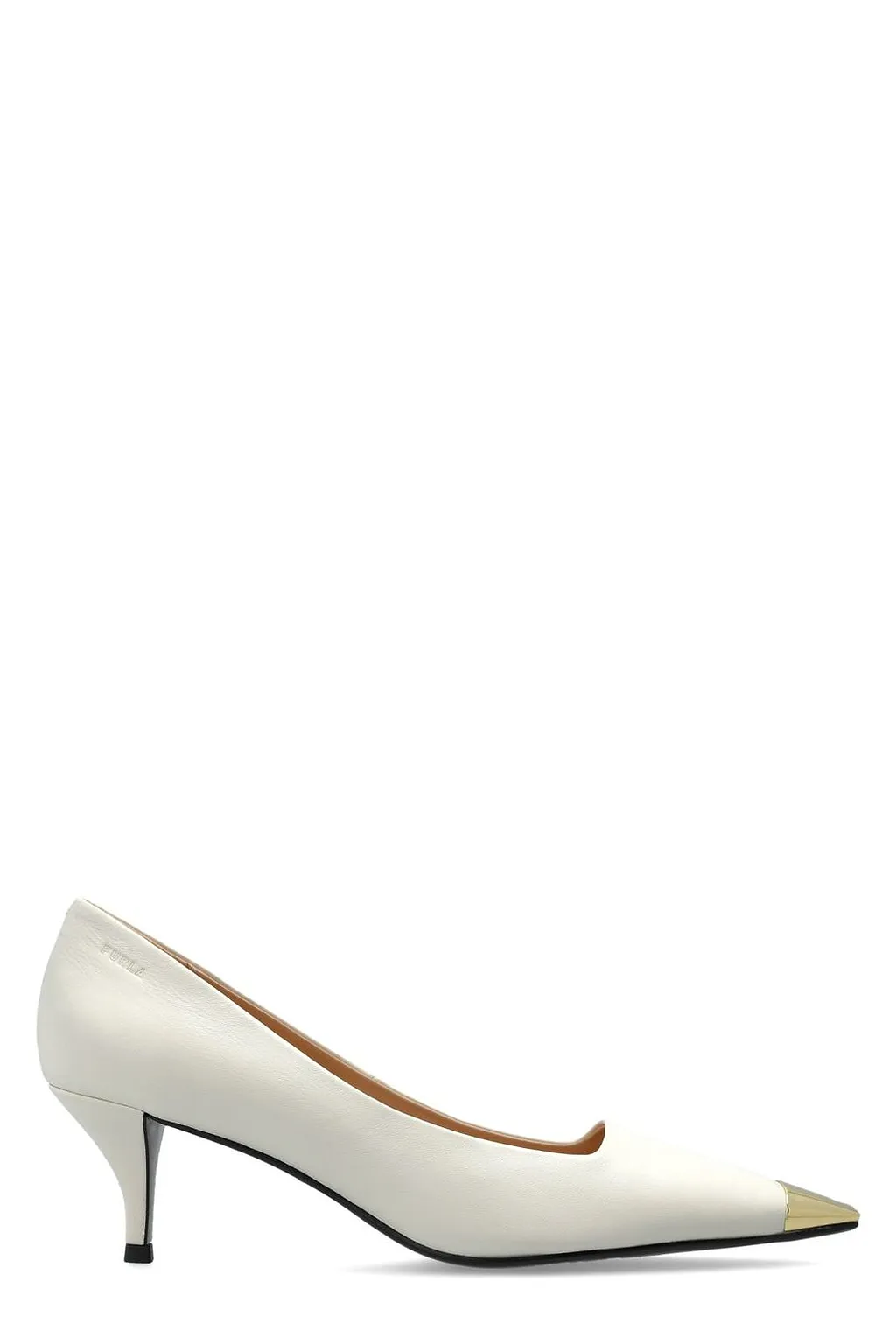 Furla Metal-Toe Kitten Heeled Pumps