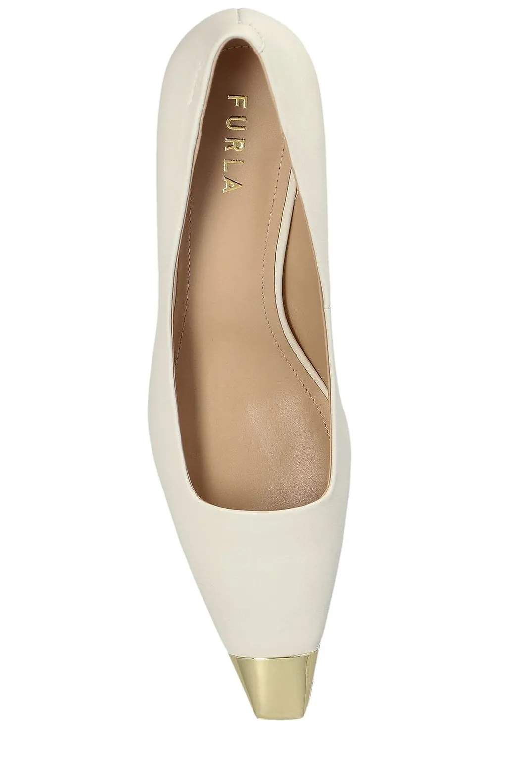Furla Metal-Toe Kitten Heeled Pumps