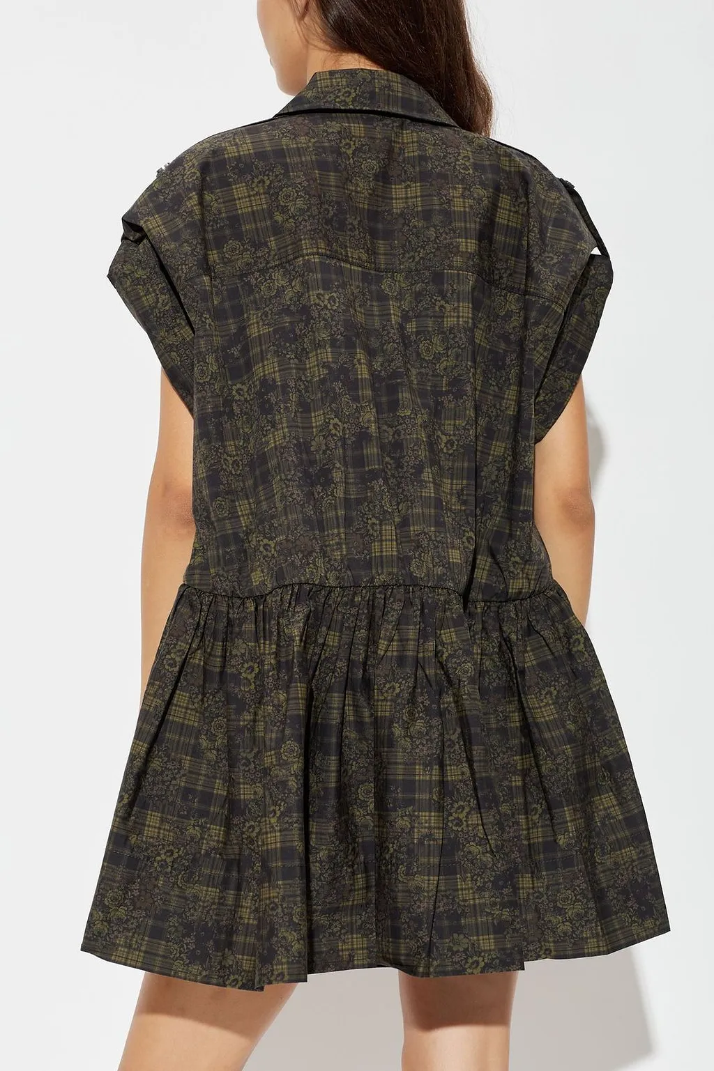 Ganni Floral Print Mini Dress