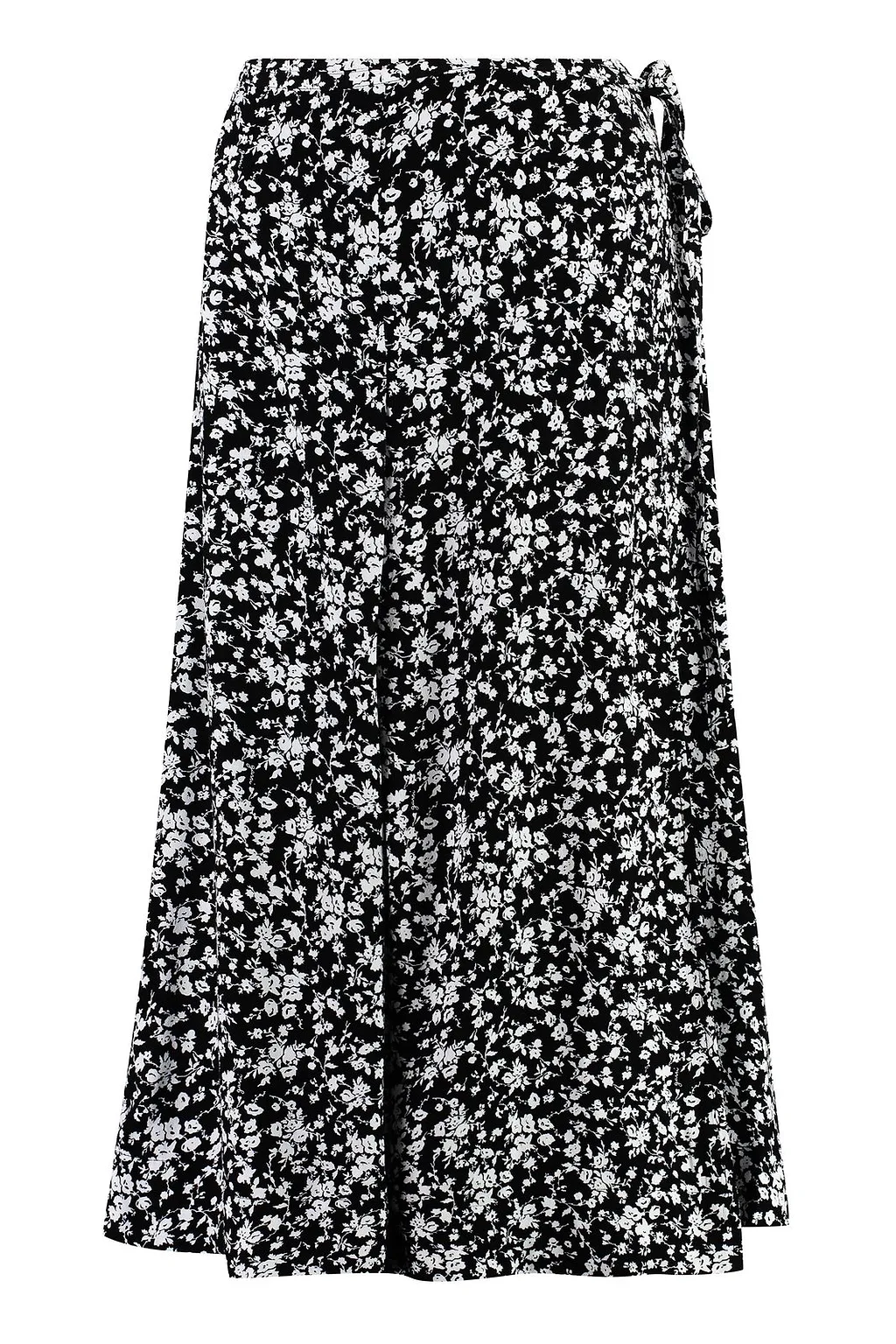 Ganni Floral Printed Tie-Fastened Skirt