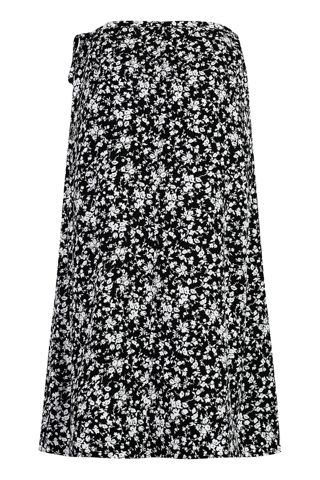 Ganni Floral Printed Tie-Fastened Skirt