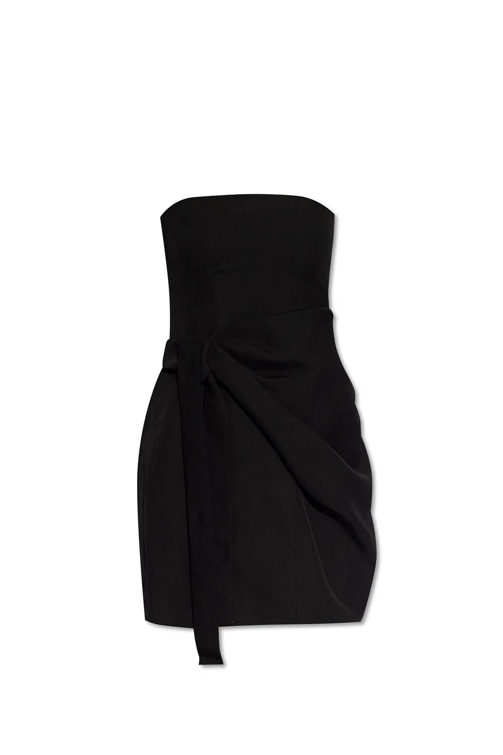 Gauge81 Strapless Draped Mini Dress