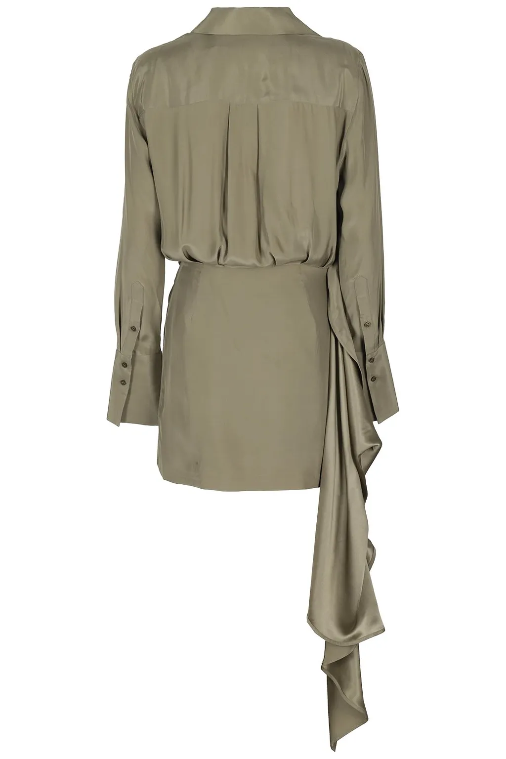 Gauge81 Draped Shirt Dress