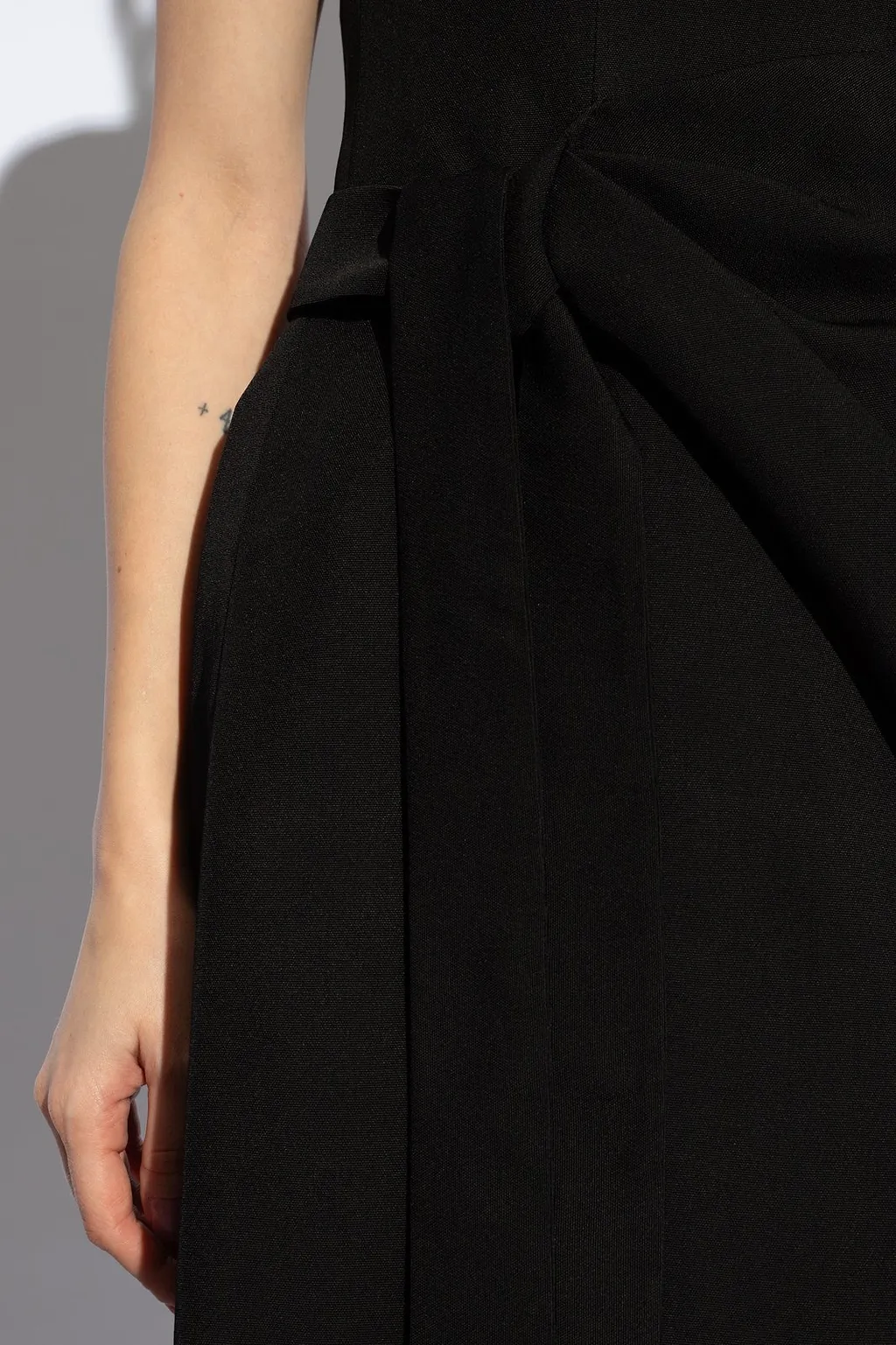 Gauge81 Strapless Draped Mini Dress