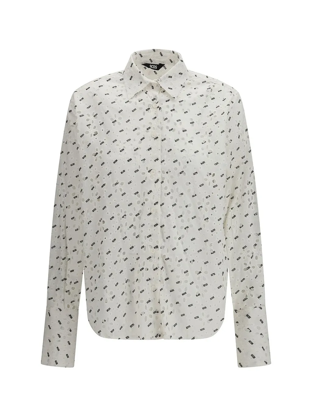 Broderie Anglaise Logo Shirt