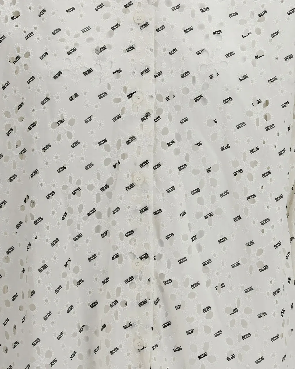 Broderie Anglaise Logo Shirt