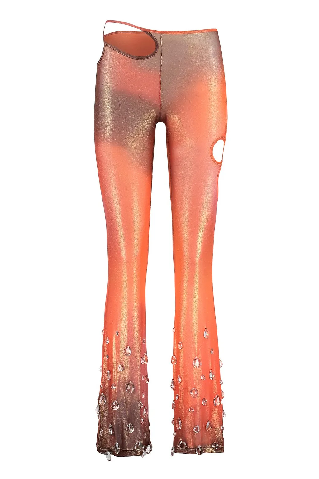 Gcds Cut-Out Embellishment Flared Pants