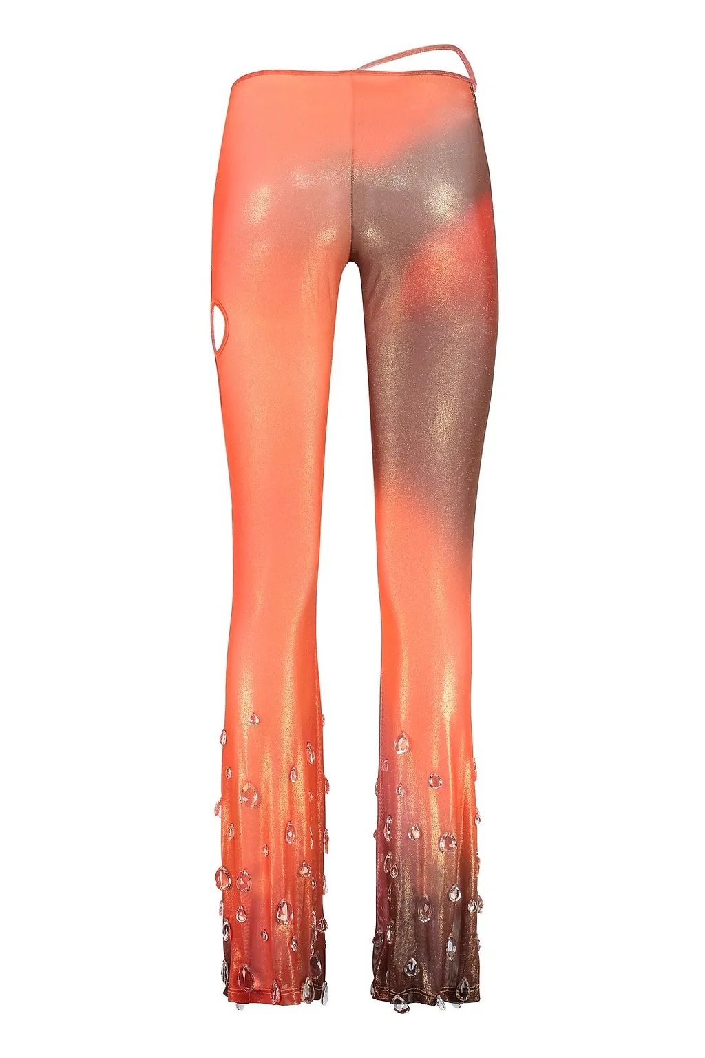 Gcds Cut-Out Embellishment Flared Pants