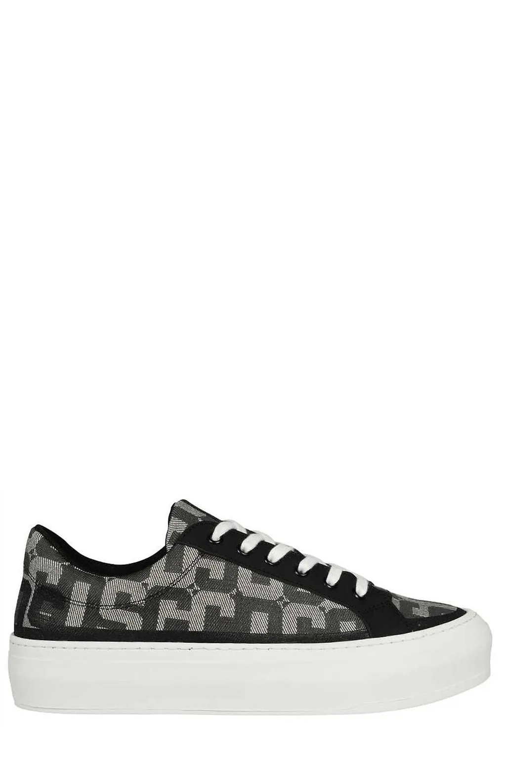 Gcds Jacquard Monogram Lace-Up Sneakers