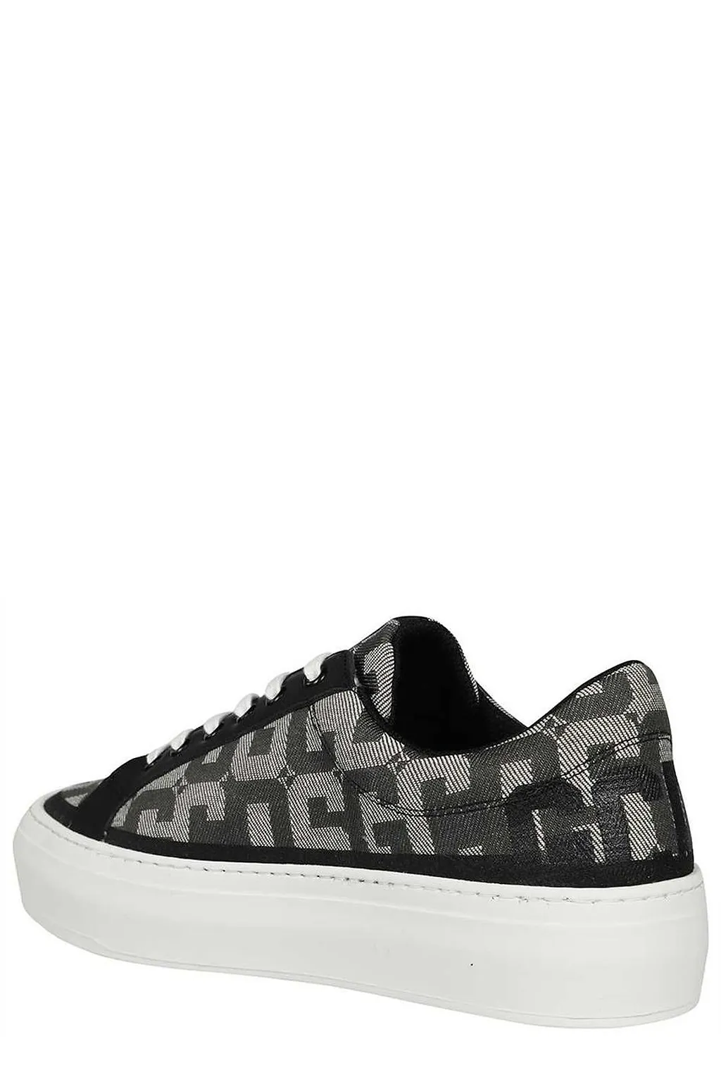 Gcds Jacquard Monogram Lace-Up Sneakers