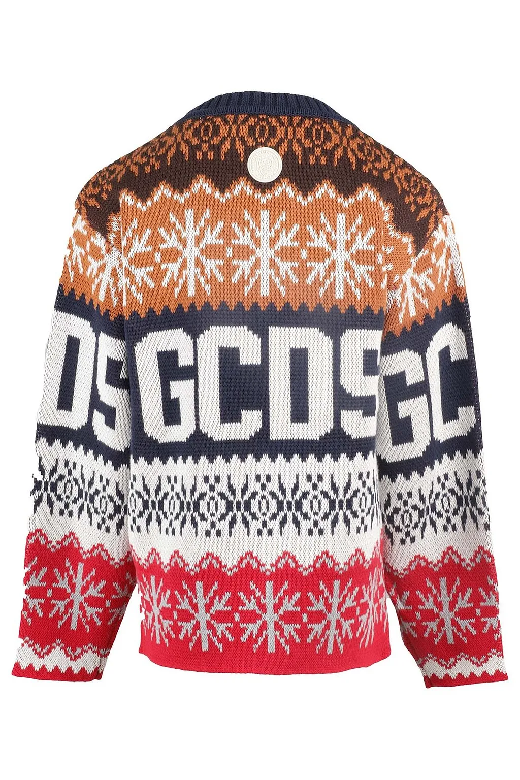 Gcds Kids Logo Jacquard Knitted Jumper